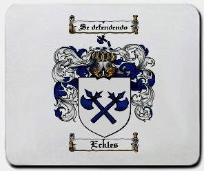 Eckles coat of arms mouse pad
