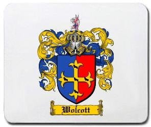 Wolcott coat of arms mouse pad