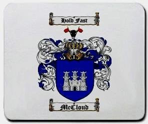 Mccloud coat of arms mouse pad
