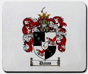 Daum coat of arms mouse pad