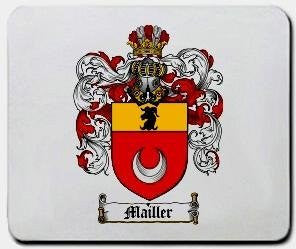 Mailler coat of arms mouse pad