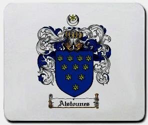 Alstounes coat of arms mouse pad