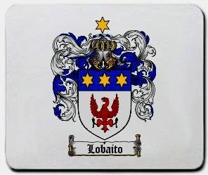 Lobaito coat of arms mouse pad