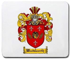 Wadsworth coat of arms mouse pad