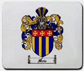 Mew coat of arms mouse pad