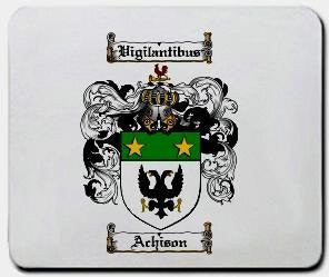 Achison coat of arms mouse pad