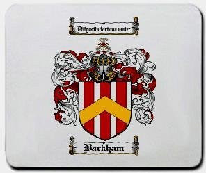 Barkham coat of arms mouse pad
