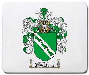 Wyckham coat of arms mouse pad