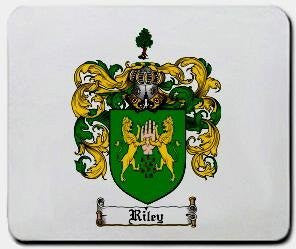 Riley coat of arms mouse pad