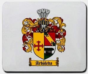 Arboleda coat of arms mouse pad