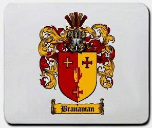 Branaman coat of arms mouse pad