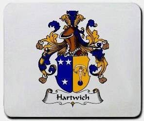 Hartwich coat of arms mouse pad