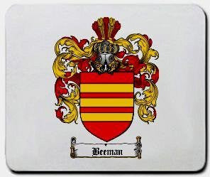 Beeman coat of arms mouse pad