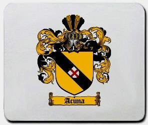 Acuna coat of arms mouse pad