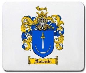 Sawicki coat of arms mouse pad