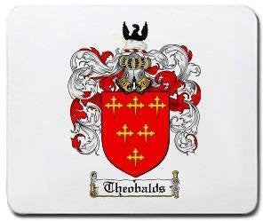 Theobalds coat of arms mouse pad