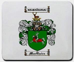 Macguire coat of arms mouse pad