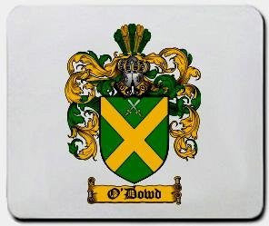 O'dowd coat of arms mouse pad
