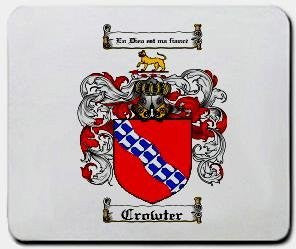 Crowter coat of arms mouse pad