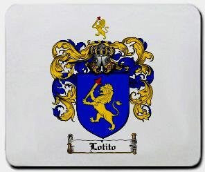 Lotito coat of arms mouse pad