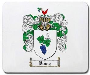 Vinny coat of arms mouse pad