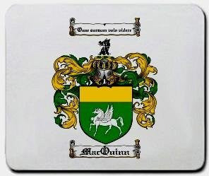 Macquinn coat of arms mouse pad