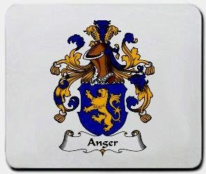 Anger coat of arms mouse pad