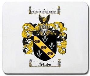 Stubs coat of arms mouse pad