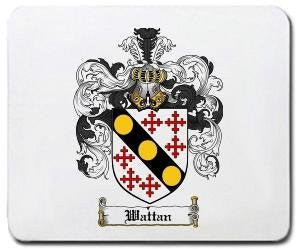 Wattan coat of arms mouse pad