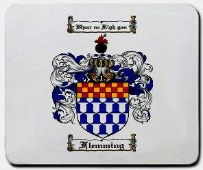 Flemming coat of arms mouse pad