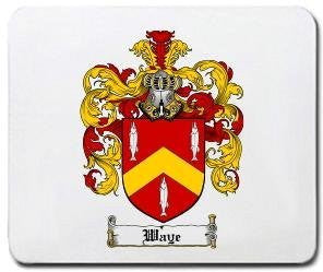 Waye coat of arms mouse pad