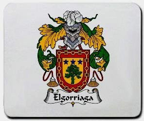 Elgorriaga coat of arms mouse pad