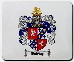 Quiring coat of arms mouse pad