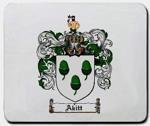 Akitt coat of arms mouse pad