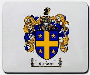 Cronen coat of arms mouse pad