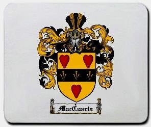 Maccuarta coat of arms mouse pad