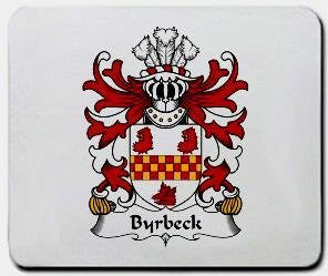 Byrbeck coat of arms mouse pad