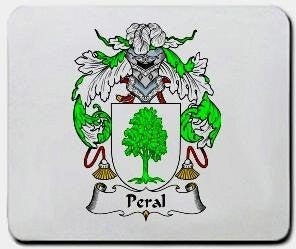 Peral coat of arms mouse pad