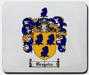 Gregoire coat of arms mouse pad
