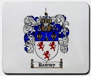 Kearney coat of arms mouse pad