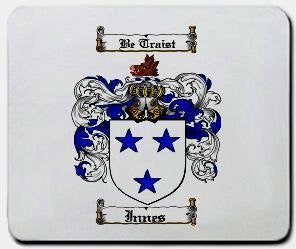 Innes coat of arms mouse pad