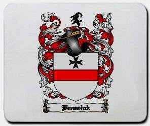 Beussink coat of arms mouse pad
