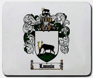 Lannin coat of arms mouse pad