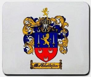Mcglothlin coat of arms mouse pad