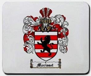 Morisset coat of arms mouse pad