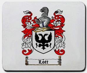Lott coat of arms mouse pad