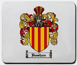 Bassham coat of arms mouse pad