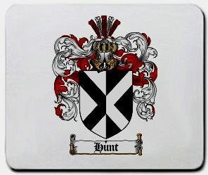 Hunt coat of arms mouse pad