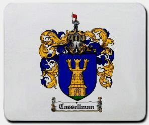 Cassellman coat of arms mouse pad