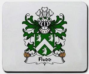 Fludd coat of arms mouse pad